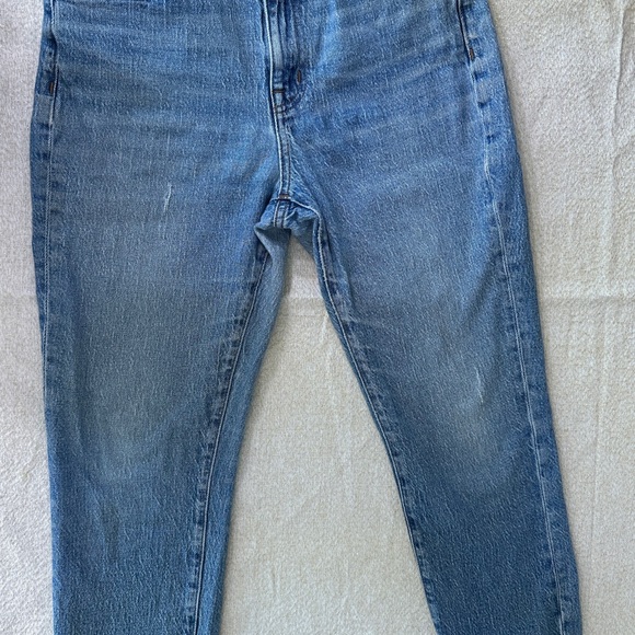 Madewell Frayed Hem Blue Women Jeans - Picture 3 of 11